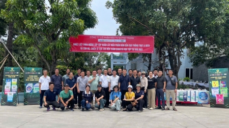 THANHDO GROUP ĐÓN ĐOÀN TẬP HUẤN LẤY MẪU PHÂN BÓN ĐẾN THAM QUAN, HỌC TẬP TẠI NHÀ MÁY